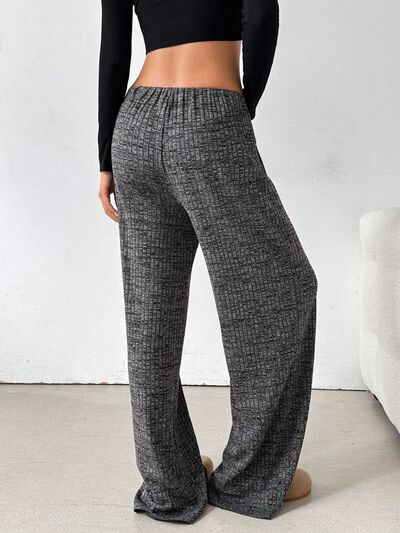 Tied Striped Wide Leg Pants - Pahabu - Women's Clothing & Shop