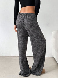 Tied Striped Wide Leg Pants - Pahabu - Women's Clothing & Shop