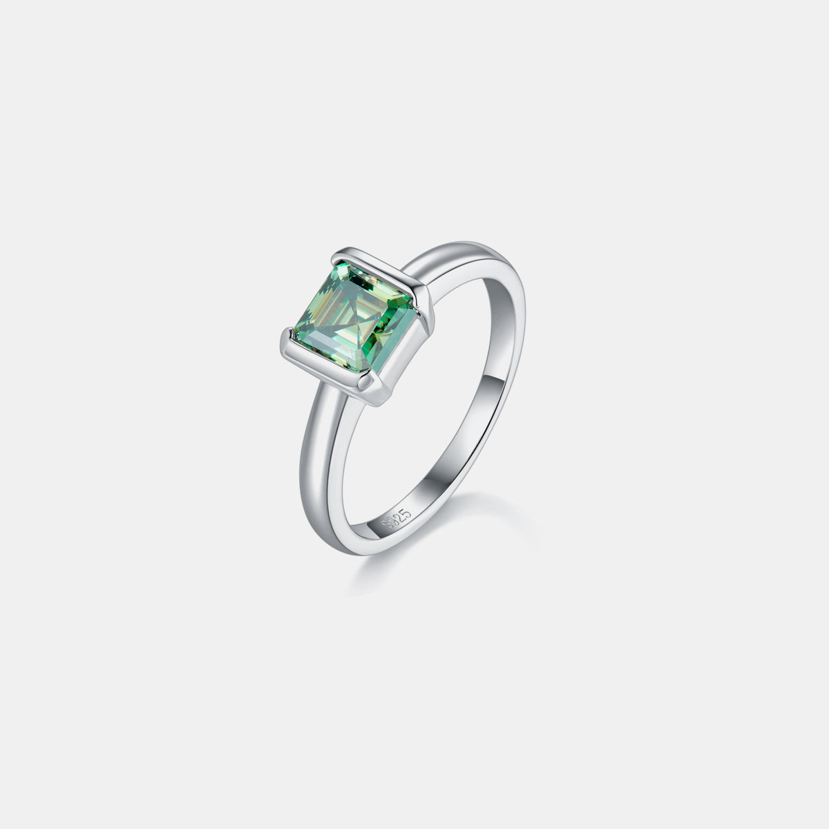1 Carat Moissanite 925 Sterling Silver Ring - Pahabu - Women's Clothing & Shop