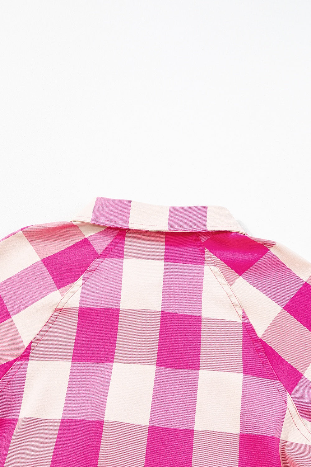 Plaid Button Up Long Sleeve Shirt Dress - Pahabu - Women's Clothing & Shop