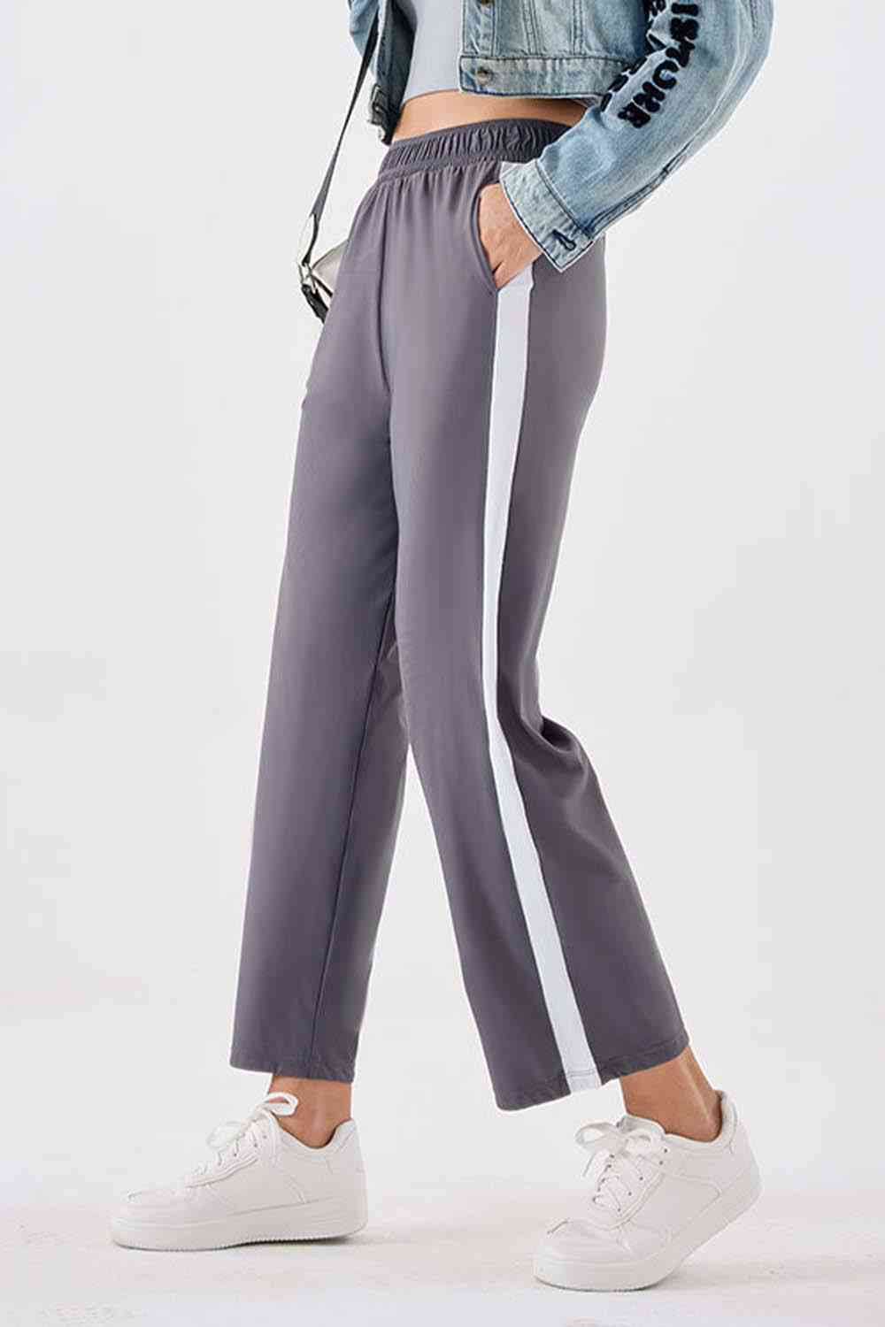 Seam Detail Long Pants - Pahabu - Women's Clothing & Shop