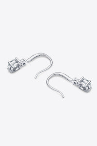 2 Carat Moissanite 925 Sterling Silver Drop Earrings - Pahabu - Women's Clothing & Shop