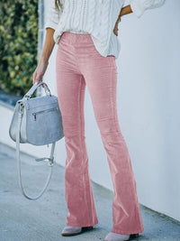 High Waist Bootcut Pants - Pahabu - Women's Clothing & Shop