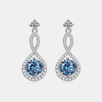 1 Carat Moissanite 925 Sterling Silver Earrings - Pahabu - Women's Clothing & Shop