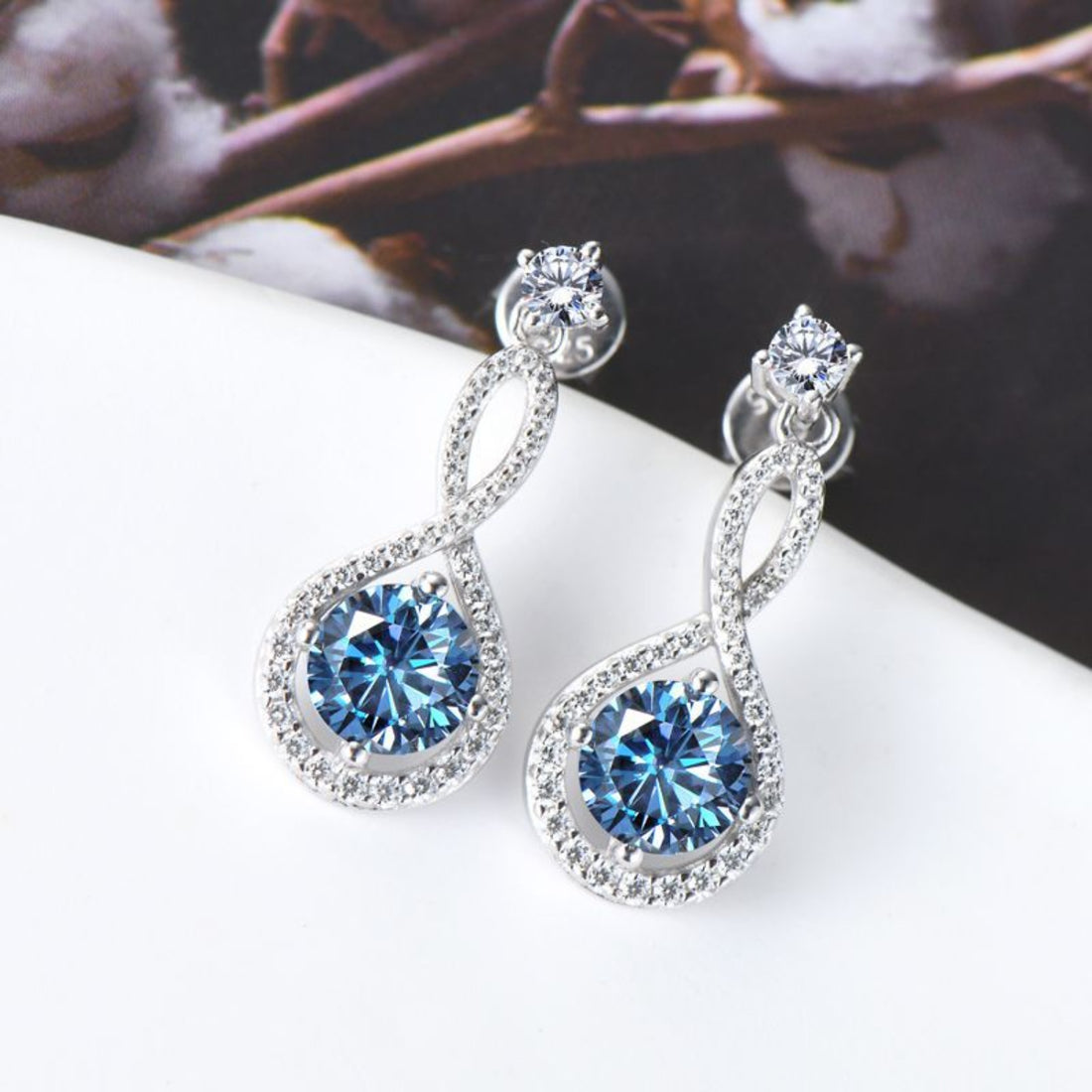 1 Carat Moissanite 925 Sterling Silver Earrings - Pahabu - Women's Clothing & Shop
