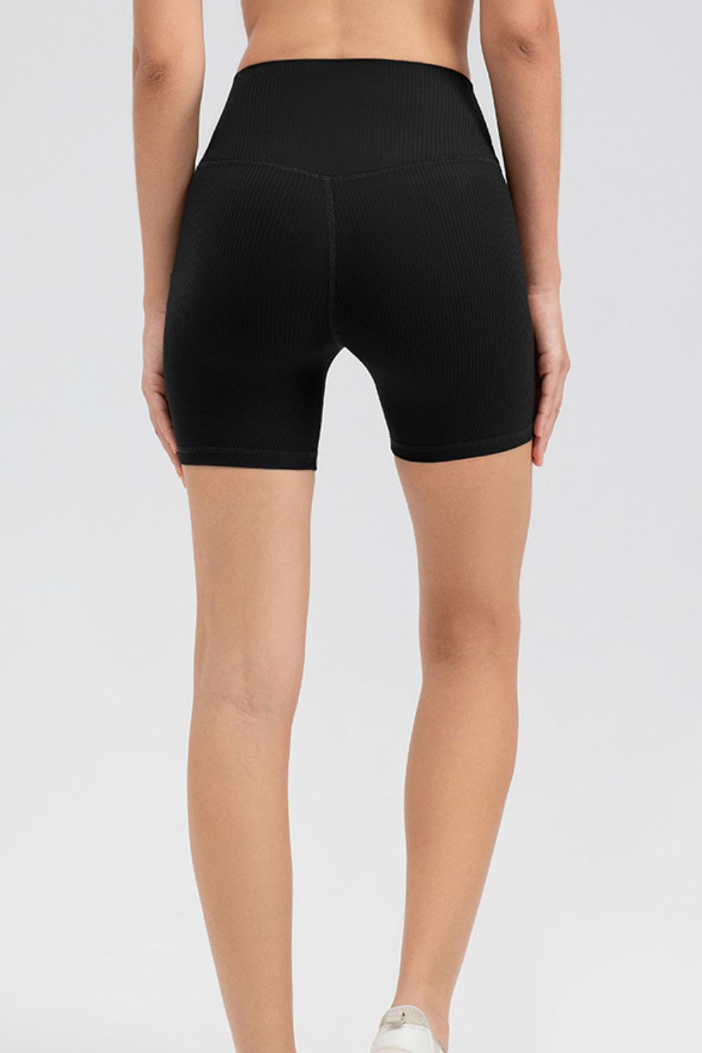 Wide Waistband Slim Fit Sports Shorts - Pahabu - Women's Clothing & Shop