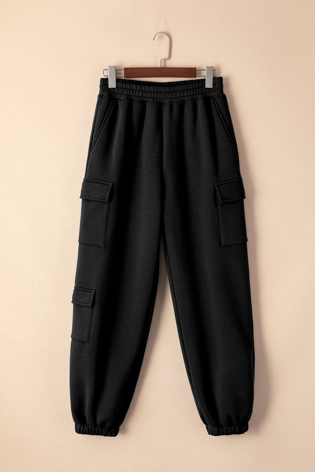Pocketed Elastic Waist Active Joggers - Pahabu - Women's Clothing & Shop