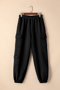 Pocketed Elastic Waist Active Joggers - Pahabu - Women's Clothing & Shop
