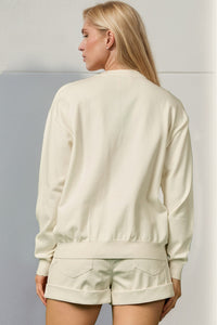 Double Take Full Size Sequin Nutcracker Long Sleeve Sweater - Pahabu - Women's Clothing & Shop
