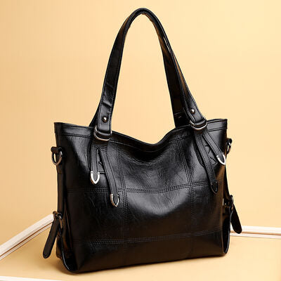 PU Leather Medium Handbag - Pahabu - Women's Clothing & Shop