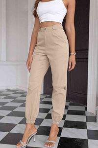 High Waist Pants with Pockets - Pahabu - Women's Clothing & Shop