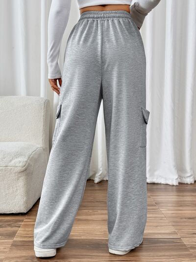 Perfee Drawstring Wide Leg Pants with Pockets - Pahabu - Women's Clothing & Shop