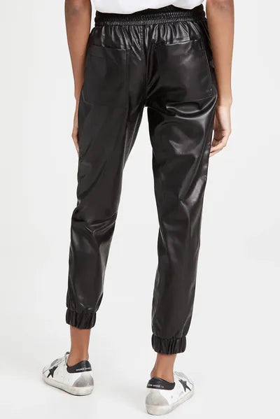 Drawstring PU Leather Pants with Pockets - Pahabu - Women's Clothing & Shop