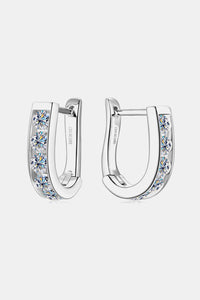 1 Carat Moissanite 925 Sterling Silver Earrings - Pahabu - Women's Clothing & Shop
