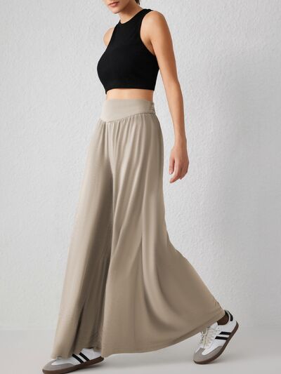 High Waist Wide Leg Pants - Pahabu - Women's Clothing & Shop