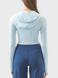 Millennia Zip Up Hooded Long Sleeve Active Outerwear - Pahabu - Women's Clothing & Shop
