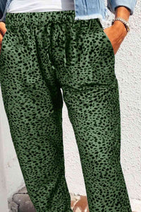 Leopard Print Joggers with Pockets - Pahabu - Women's Clothing & Shop