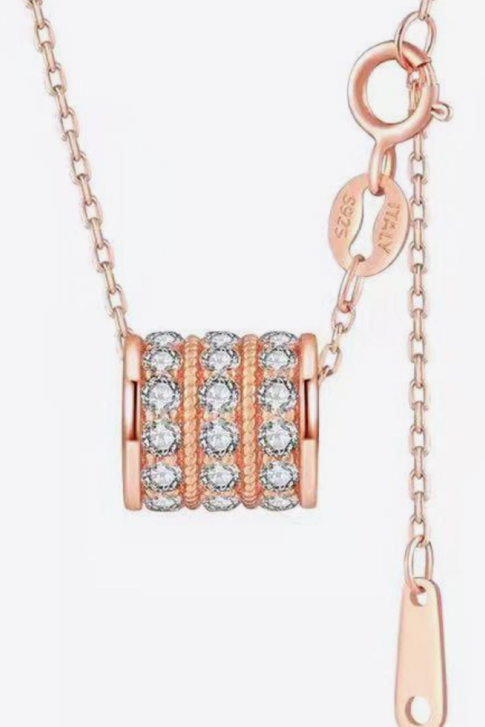 Moissanite 925 Sterling Silver Necklace - Pahabu - Women's Clothing & Shop