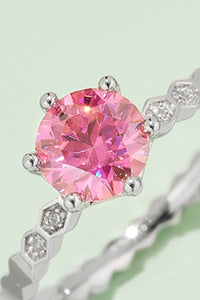 1 Carat Moissanite 6-Prong 925 Sterling Silver Ring - Pahabu - Women's Clothing & Shop