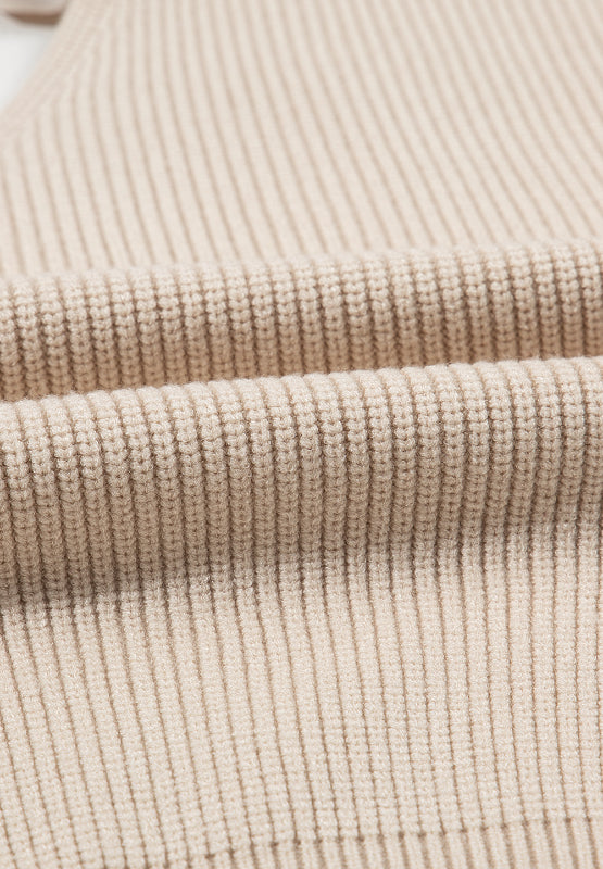 Tied Back V-Neck Long Sleeve Sweater - Pahabu - Women's Clothing & Shop