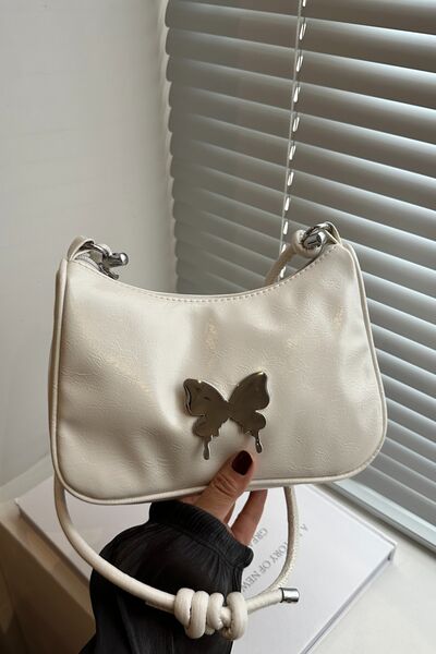 Butterfly PU Leather Knotted Strap Shoulder Bag - Pahabu - Women's Clothing & Shop