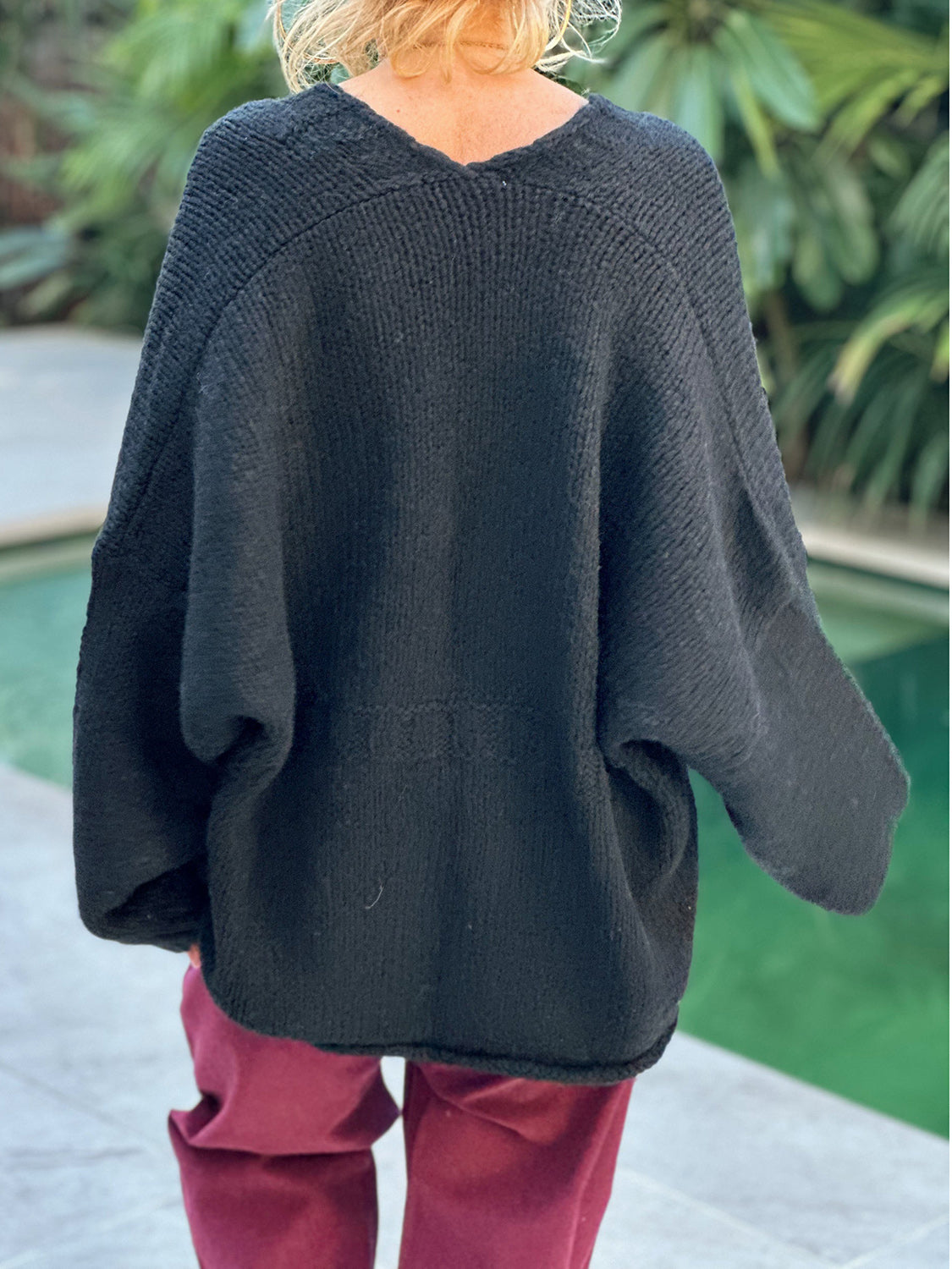 Pocketed V-Neck Button Up Cardigan - Pahabu - Women's Clothing & Shop