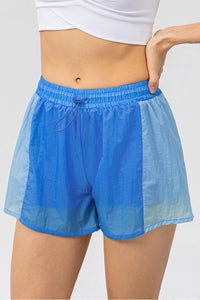 Color Block Drawstring Active Shorts - Pahabu - Women's Clothing & Shop