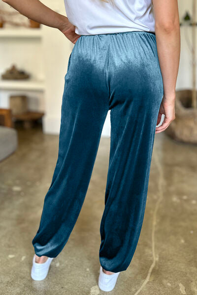 FAM-FAM Pocketed Elastic Waist Joggers - Pahabu - Women's Clothing & Shop