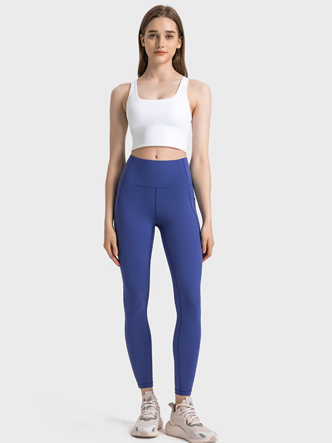 Millennia Scoop Neck Crisscross Straps Sports Bra - Pahabu - Women's Clothing & Shop