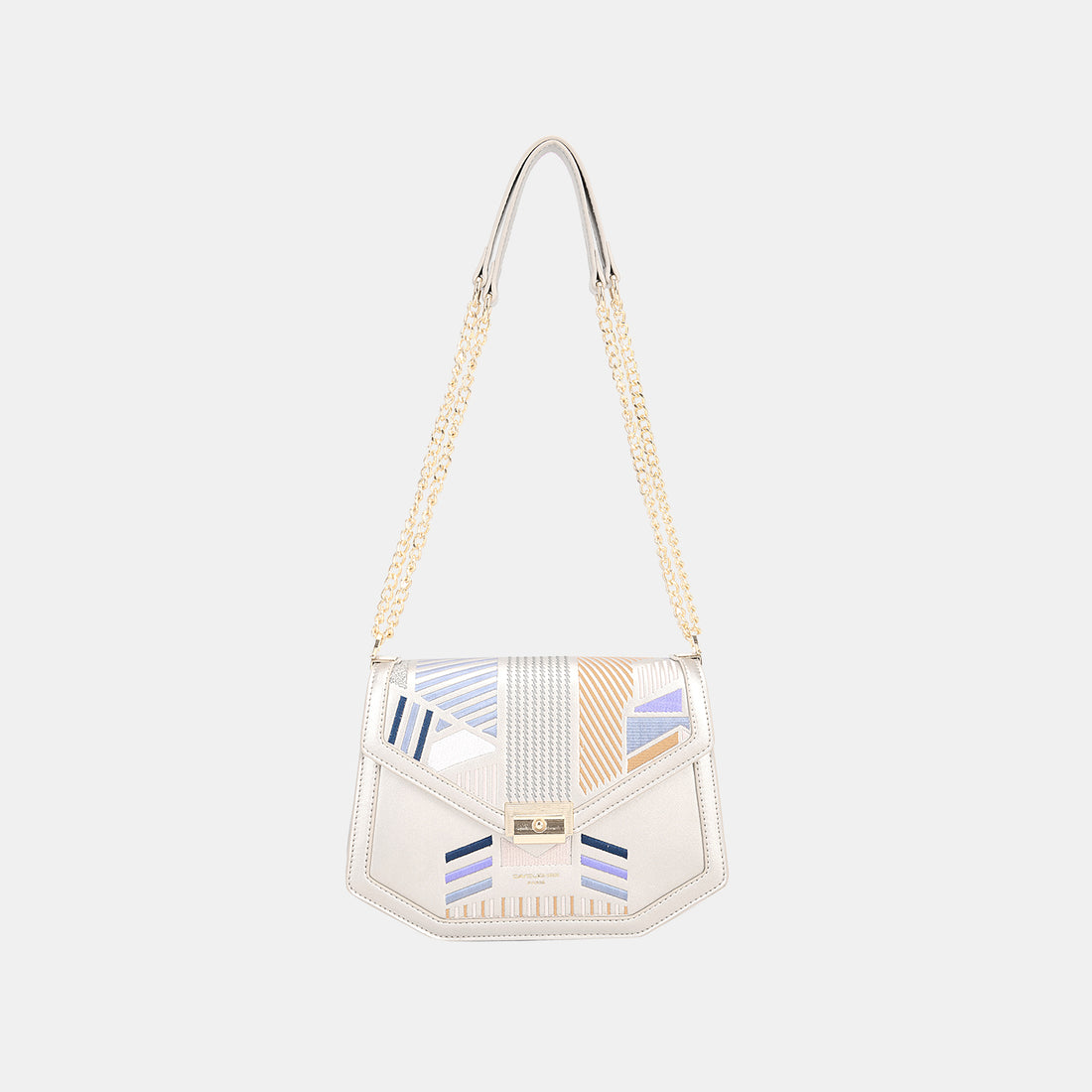 David Jones Geometric Print Crossbody Bag