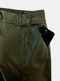 Half Elastic Waist Wide Leg Pants - Pahabu - Women's Clothing & Shop