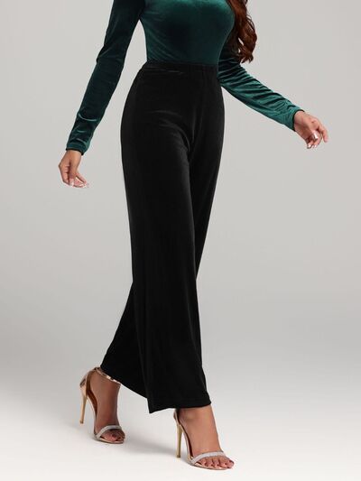 High Waist Wide Leg Pants - Pahabu - Women's Clothing & Shop