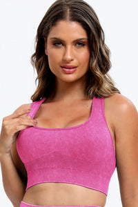Scoop Neck Wide Strap Top and Shorts Active Set - Pahabu - Women's Clothing & Shop