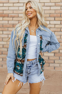 Pocketed Button Up Long Sleeve Denim Jacket - Pahabu - Women's Clothing & Shop