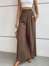 Perfee Wide Waistband Relax Fit Long Pants - Pahabu - Women's Clothing & Shop