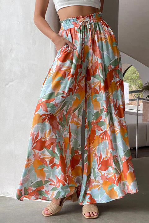 Tied Wide Leg Pants - Pahabu - Women's Clothing & Shop