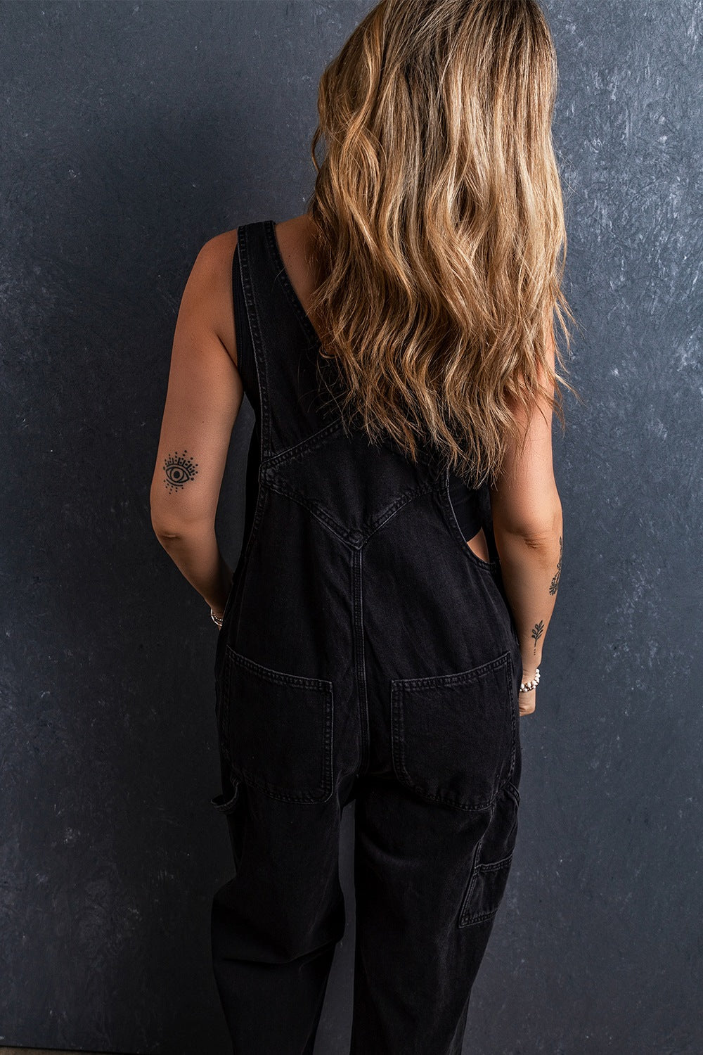 Pocketed Straight Denim Overalls - Pahabu - Women's Clothing & Shop