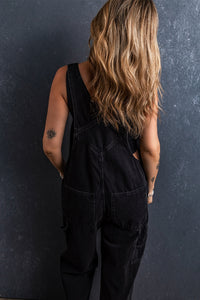Pocketed Straight Denim Overalls - Pahabu - Women's Clothing & Shop