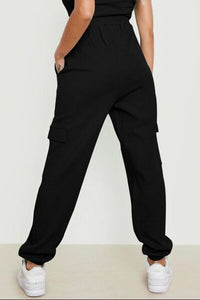 Drawstring Joggers with Pockets - Pahabu - Women's Clothing & Shop