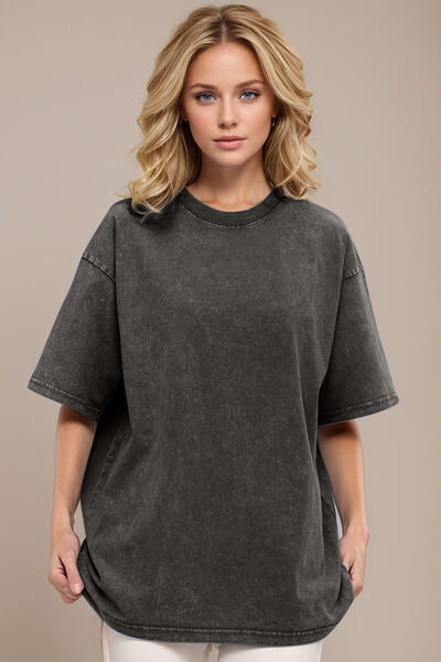 Basic Bae Round Neck Half Sleeve T-Shirt - Pahabu - Women's Clothing & Shop
