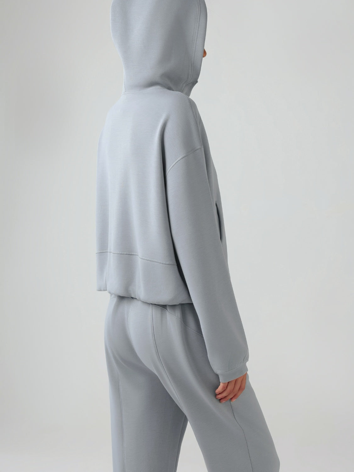 Millennia Zip Up Dropped Shouder Active Hooded - Pahabu - Women's Clothing & Shop