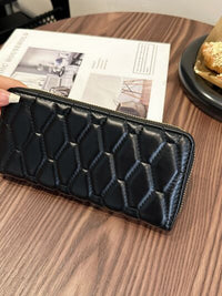 PU Leather Solid Color Wallet - Pahabu - Women's Clothing & Shop