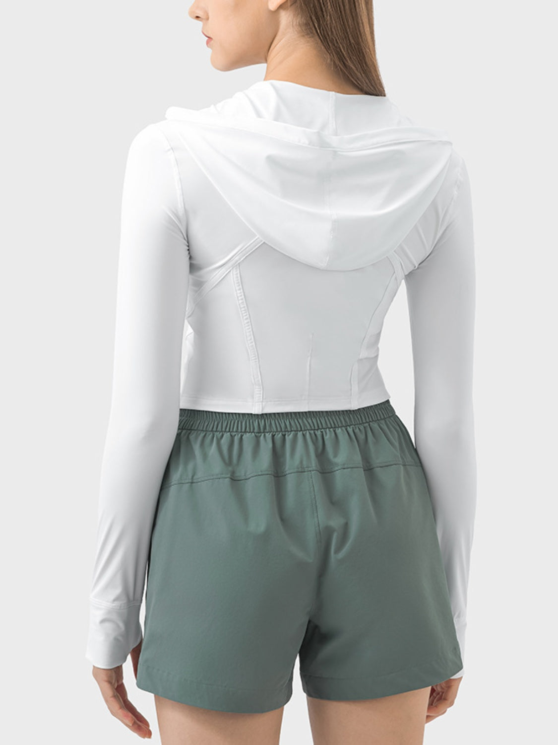 Millennia Zip Up Hooded Long Sleeve Active Outerwear - Pahabu - Women's Clothing & Shop
