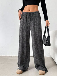 Tied Striped Wide Leg Pants - Pahabu - Women's Clothing & Shop