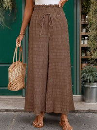 Perfee Tied Wide Leg Pants - Pahabu - Women's Clothing & Shop