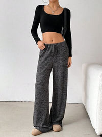 Tied Striped Wide Leg Pants - Pahabu - Women's Clothing & Shop