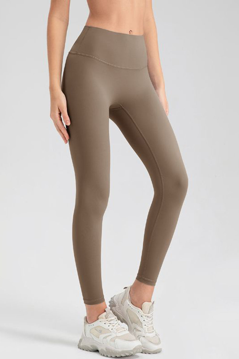 Wide Waistband Sport Leggings - Pahabu - Women's Clothing & Shop