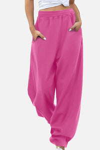 Elastic Waist Sweatpants with Pockets - Pahabu - Women's Clothing & Shop