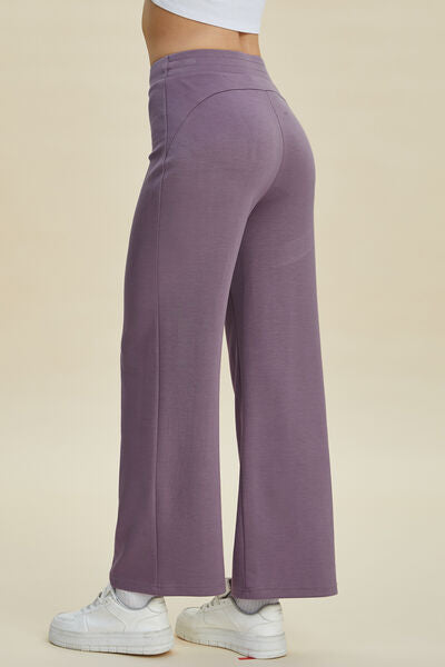 Basic Bae Full Size Air Scuba Drawstring Wide Leg Pants - Pahabu - Women's Clothing & Shop