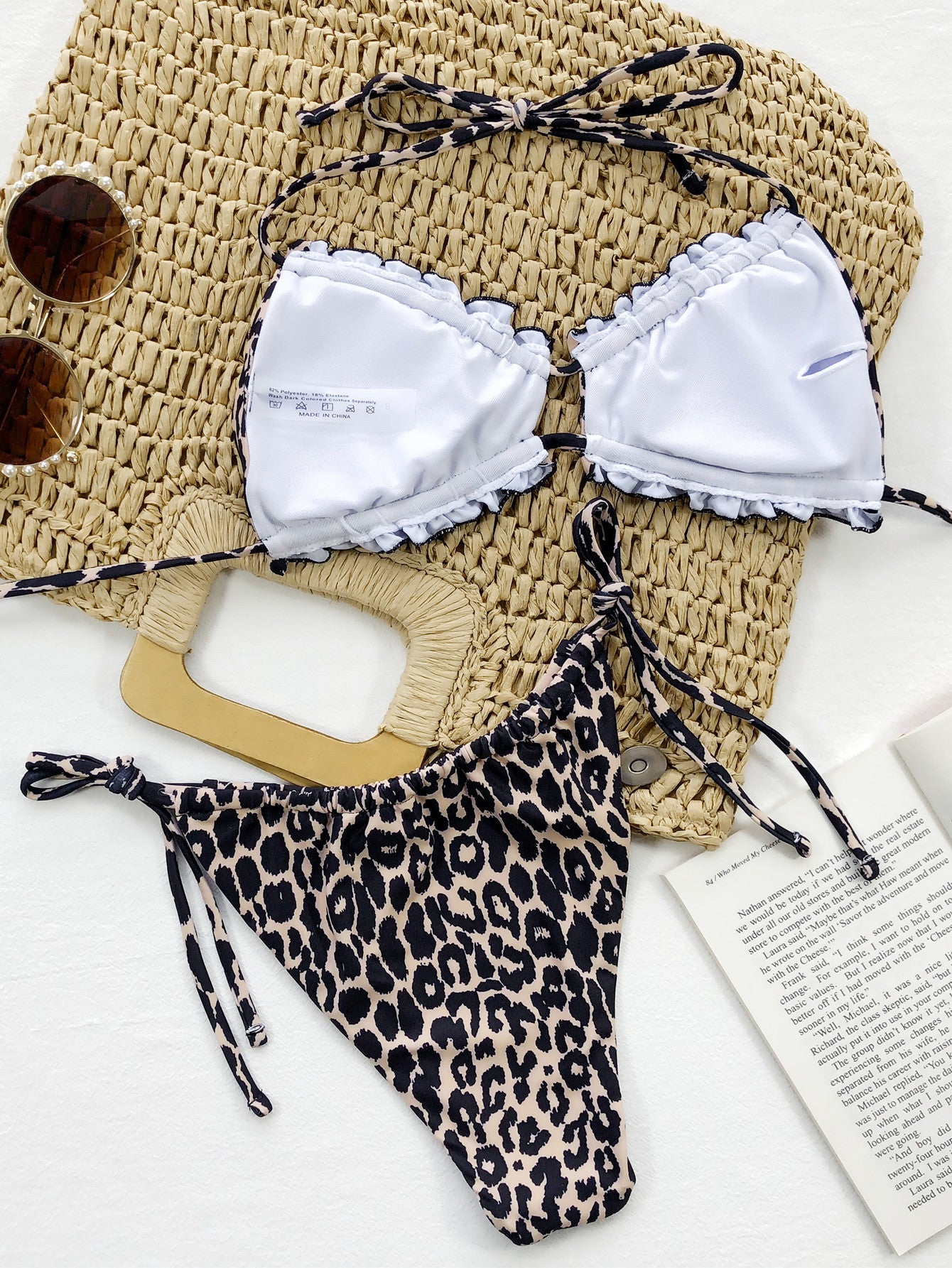 Frill Trill Halter Neck Bikini Set - Pahabu - Women's Clothing & Shop